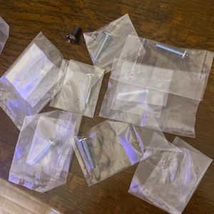 Eight single screws